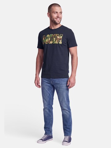 salzhaut Shirt 'Diek - Moin' in Blue: front