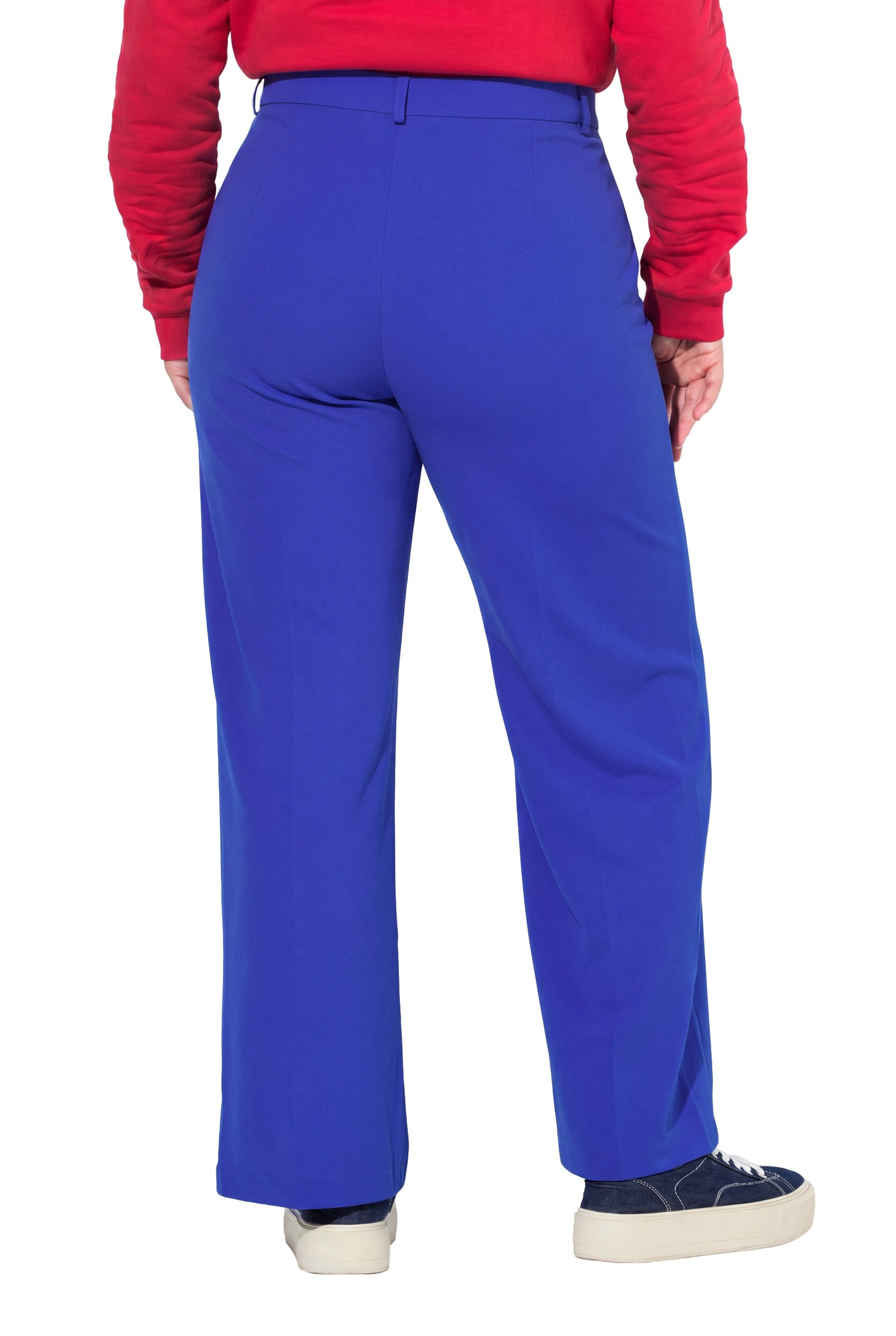 MIAMODA Wide Leg Hose in Blau