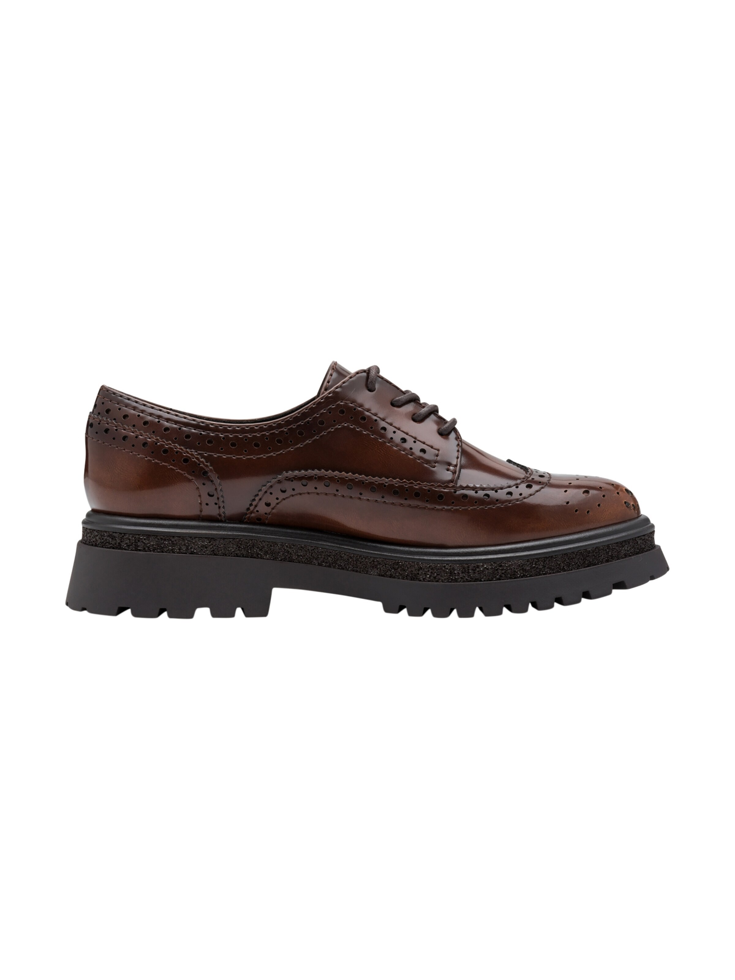 Chaussure à lacets 'Schnür-Derby' Tamaris en marron
