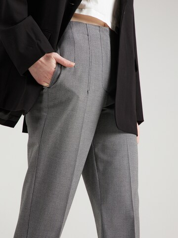 Marks & Spencer Конический (Tapered) Плиссированные брюки в Серый