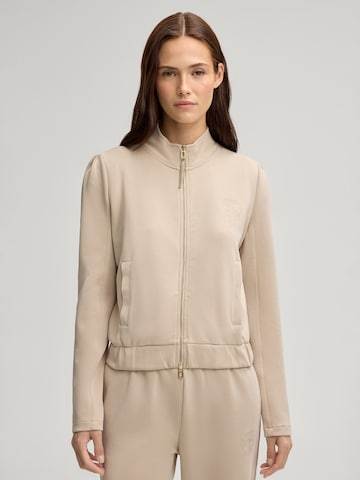 JOOP! Sweatvest 'Tenley' in Beige: voorkant