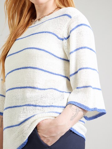 Pullover 'CARGEENA' di ONLY Carmakoma in bianco