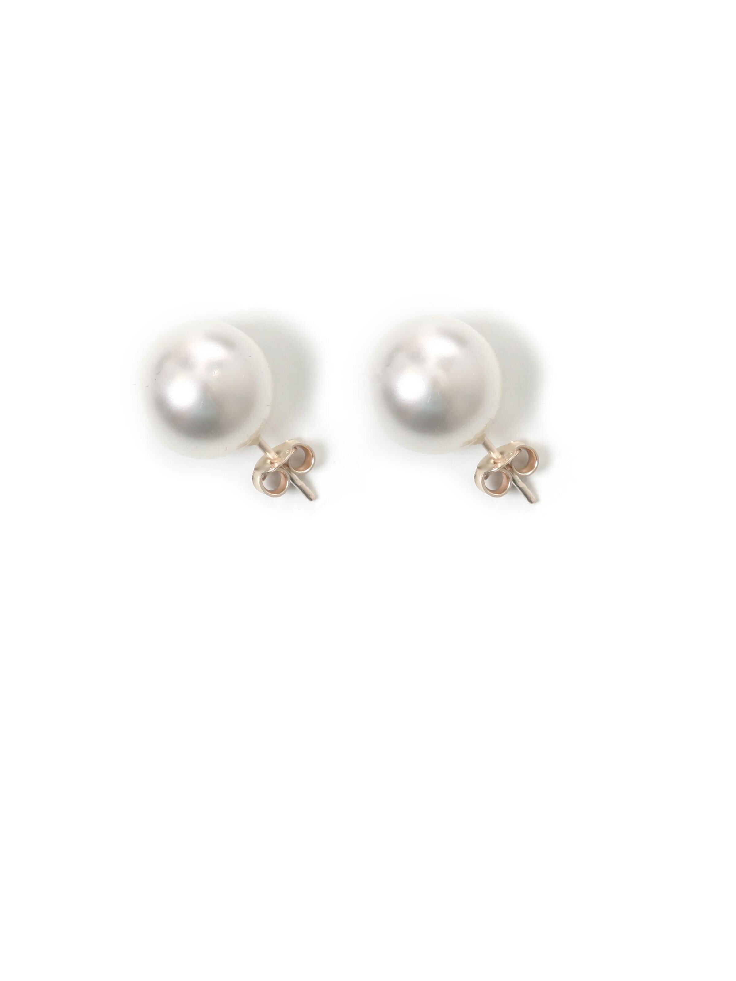COLLEZIONE ALESSANDRO Earrings 'Dortmund' in Beige: front