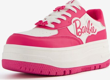 Bershka Låg sneaker i rosa: framsida