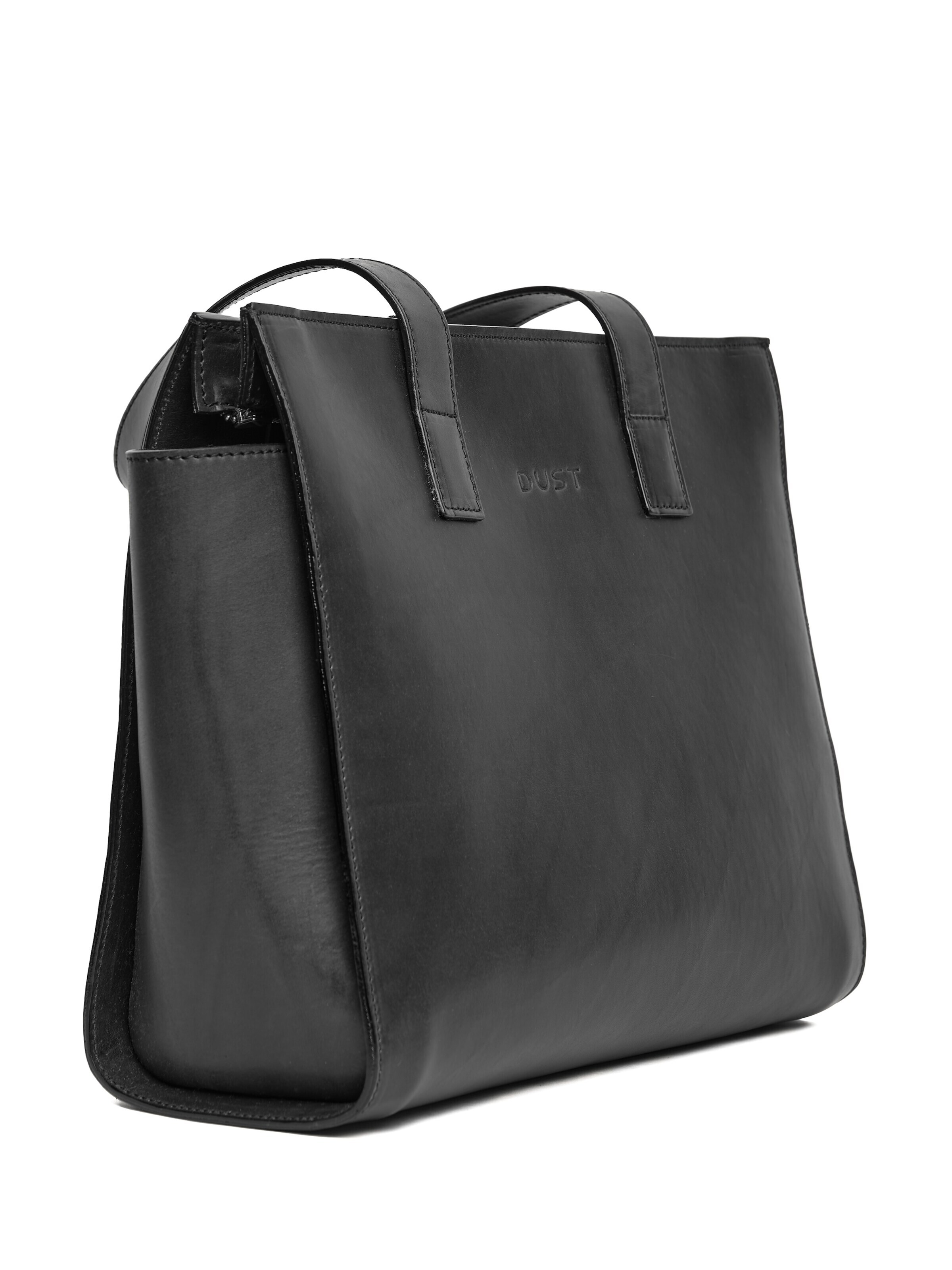 Cabas 'Leather Tote Black Aspen Collection' THE DUST COMPANY en noir
