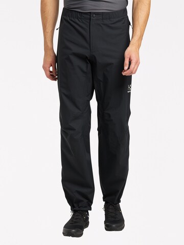 Haglöfs Regular Outdoor Pants 'L.I.M' in Black: front