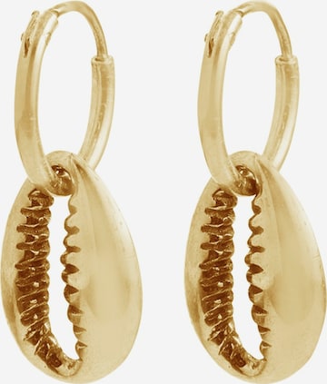 Gemshine Earrings 'Maritim Nautics' in Gold: front