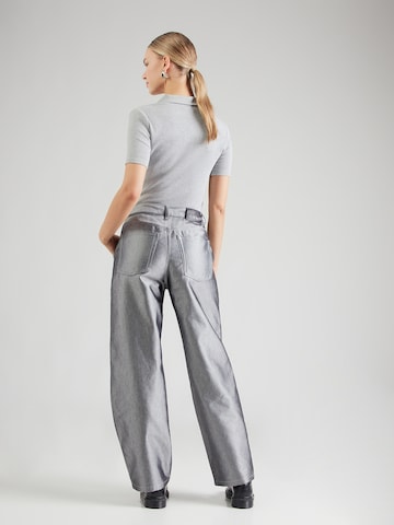 Wide Leg Jean Calvin Klein Jeans en argent