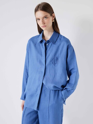 Ipekyol Bluse in Blau: predná strana