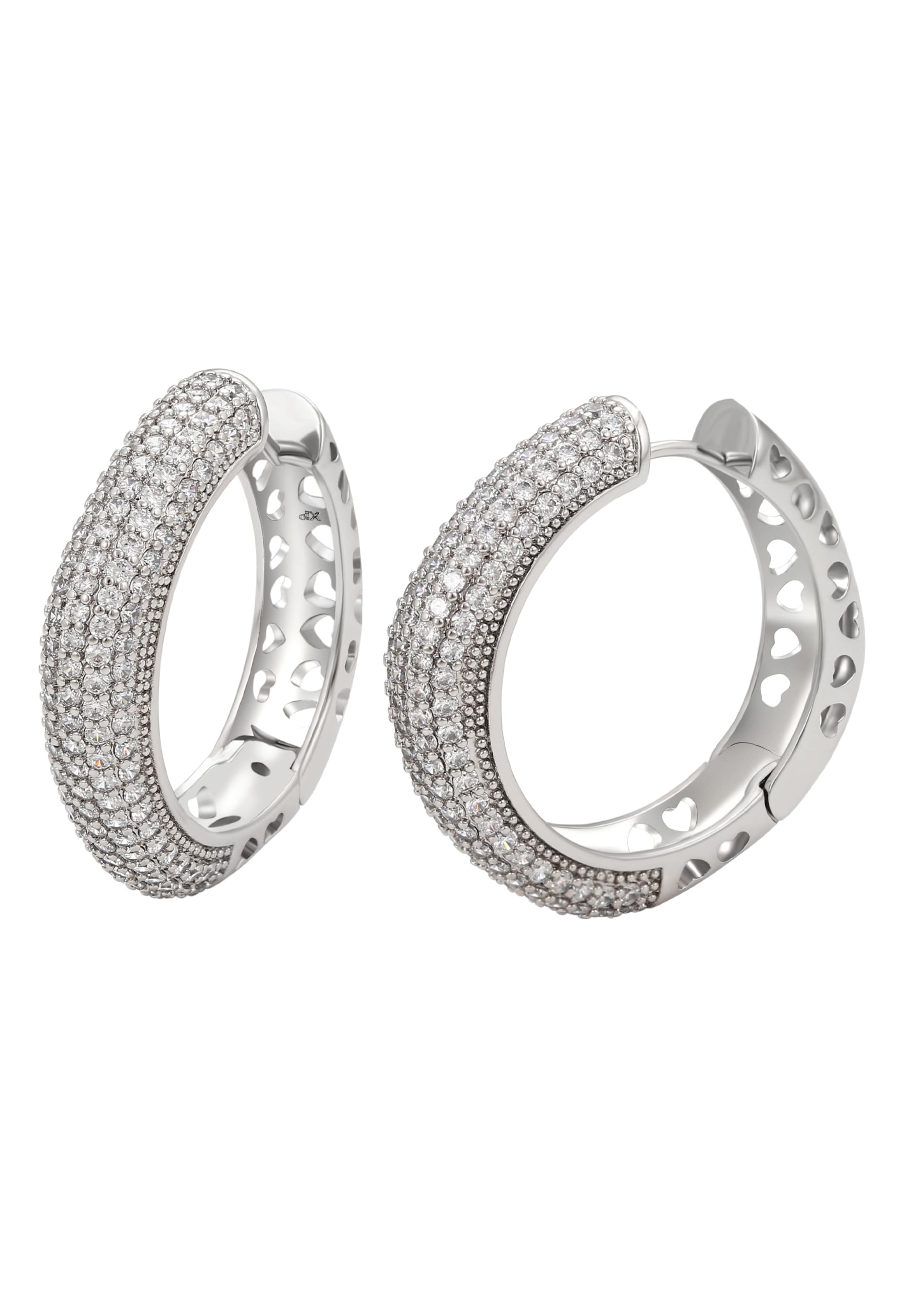 faina - Brincos em prata: frente