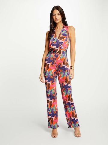 Morgan Jumpsuit in Roze: voorkant