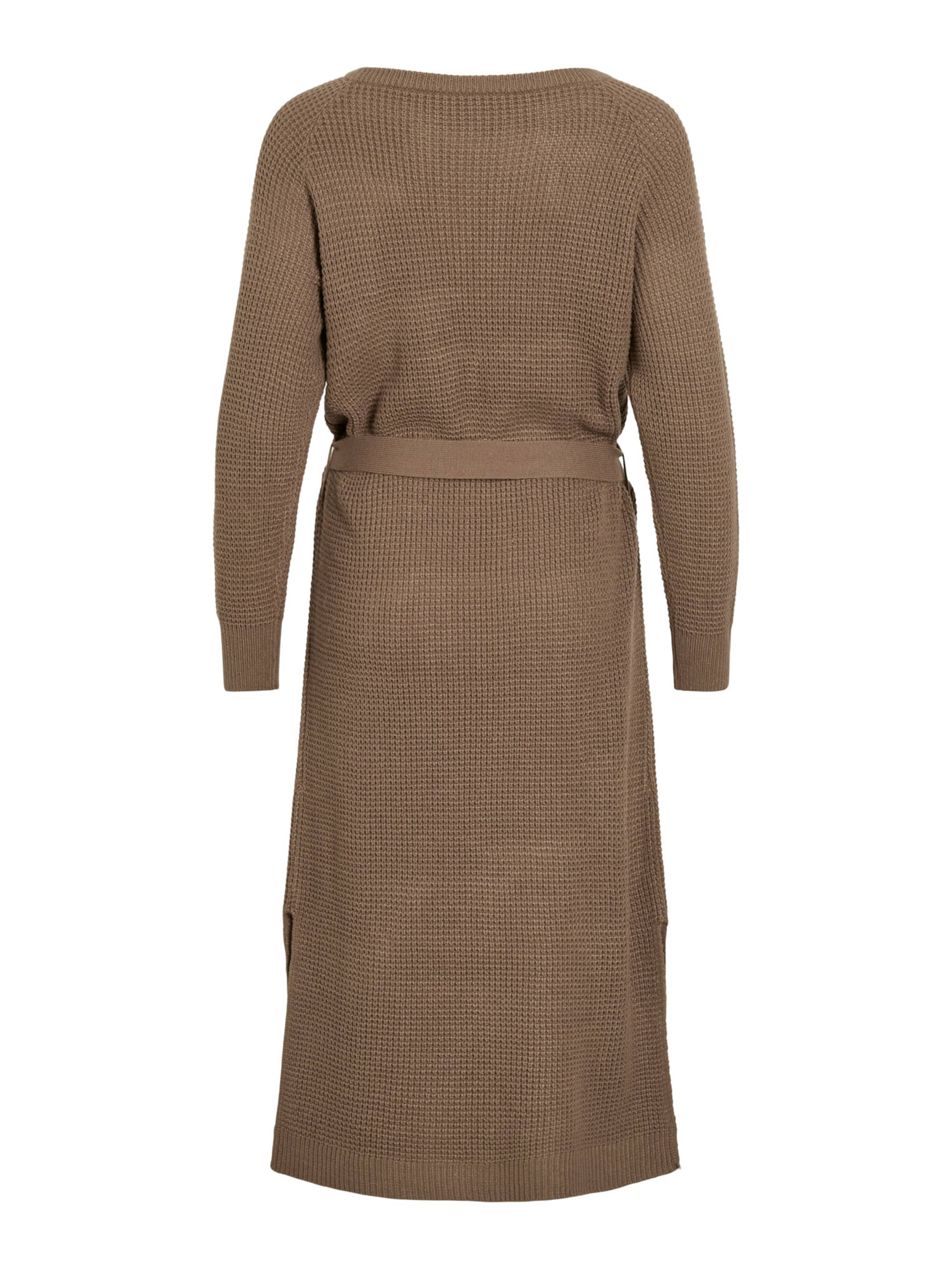 VILA Трикотажное платье 'VIBUBBA' в Коричневый