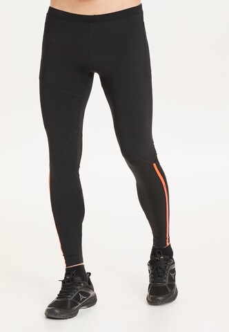 ENDURANCE Slimfit Sportbroek in Zwart: voorkant