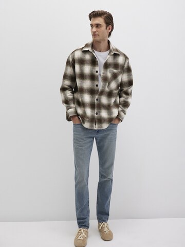 Mavi Comfort Fit Hemd in Beige