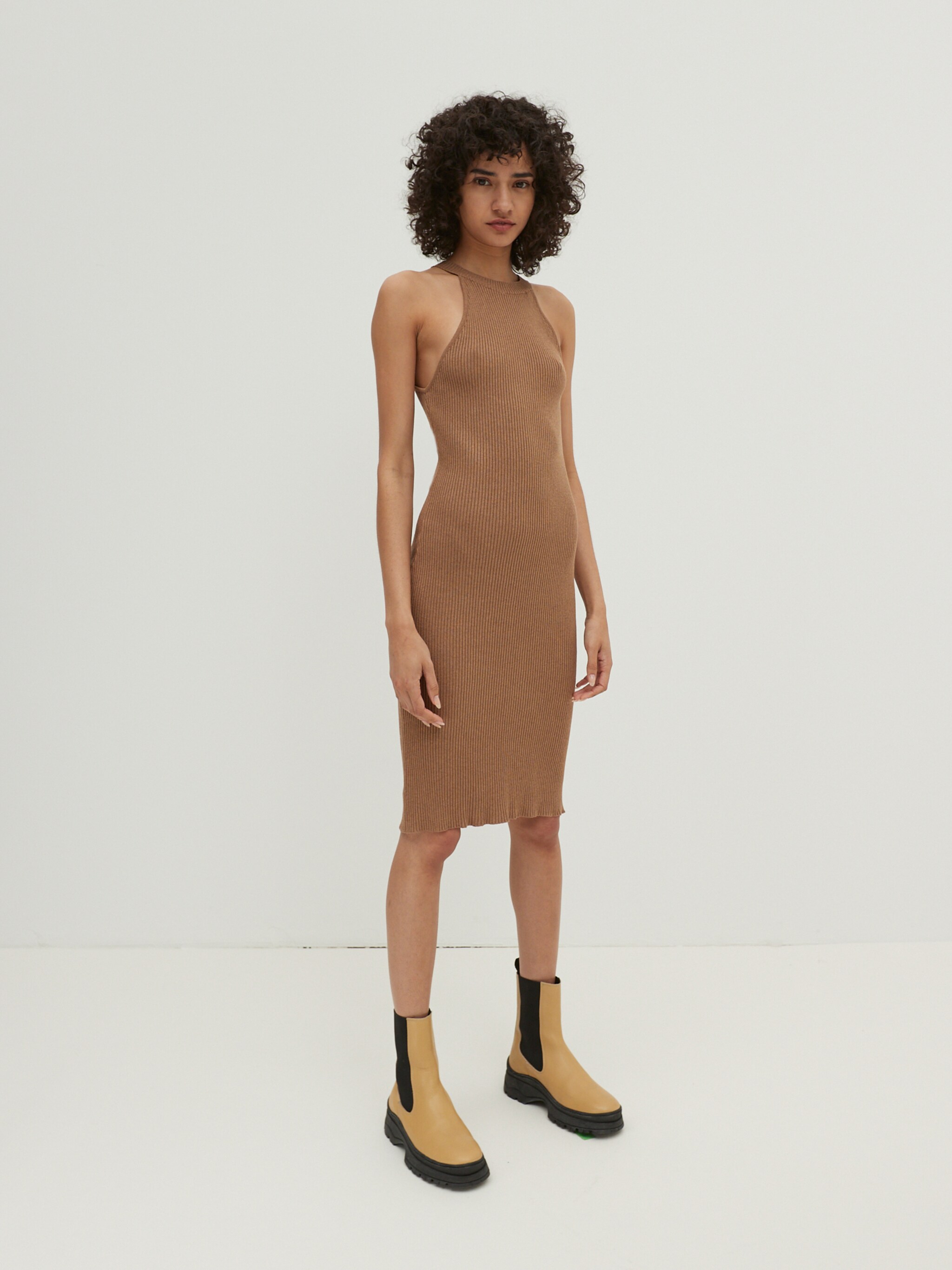 EDITED Produkte Kleid 'India' camel
