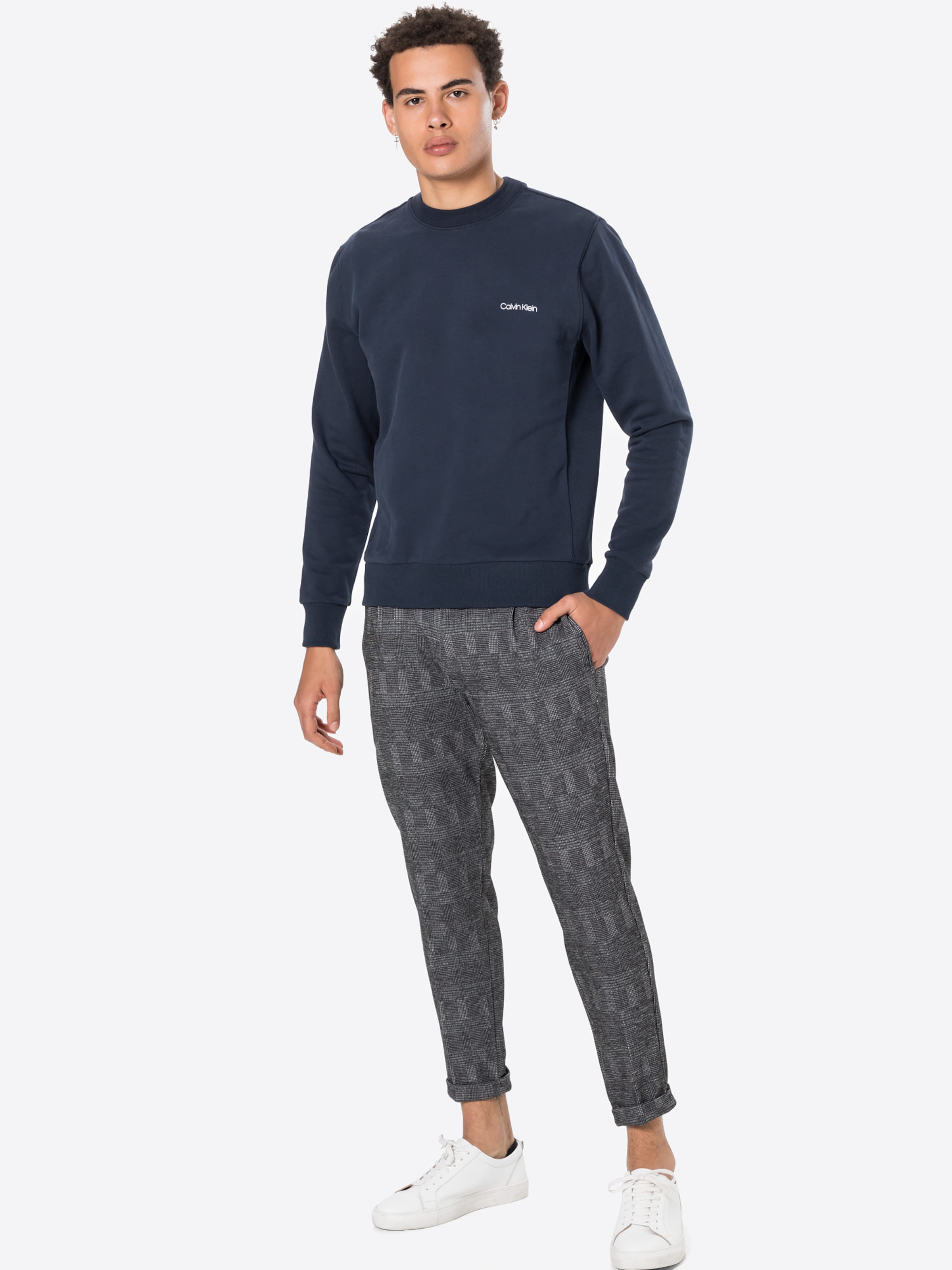 Männer Sweat Calvin Klein Sweatshirt in Navy - FY77296 Männer Sweat Calvin Klein Sweatshirt in Navy - FY77296