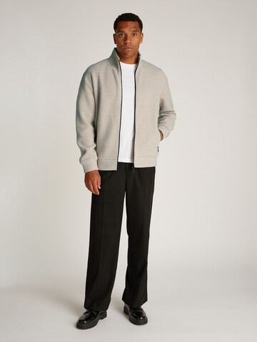 Calvin Klein Fleecejacke in Grau