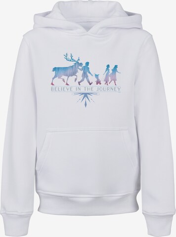 Sweat 'Disney Frozen 2 Believe In The Journey' F4NT4STIC en blanc : devant