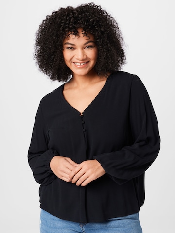 ABOUT YOU Curvy Blouse 'Marian' in Zwart: voorkant