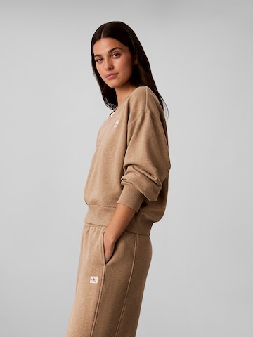 Calvin Klein Jeans Sweatshirt in Beige