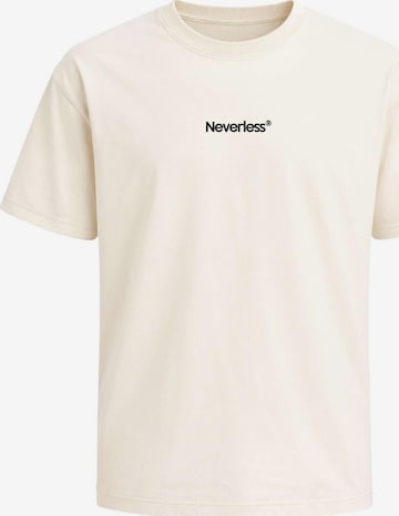 Neverless Shirt 'Palms Surfing' in Beige: Vorderseite