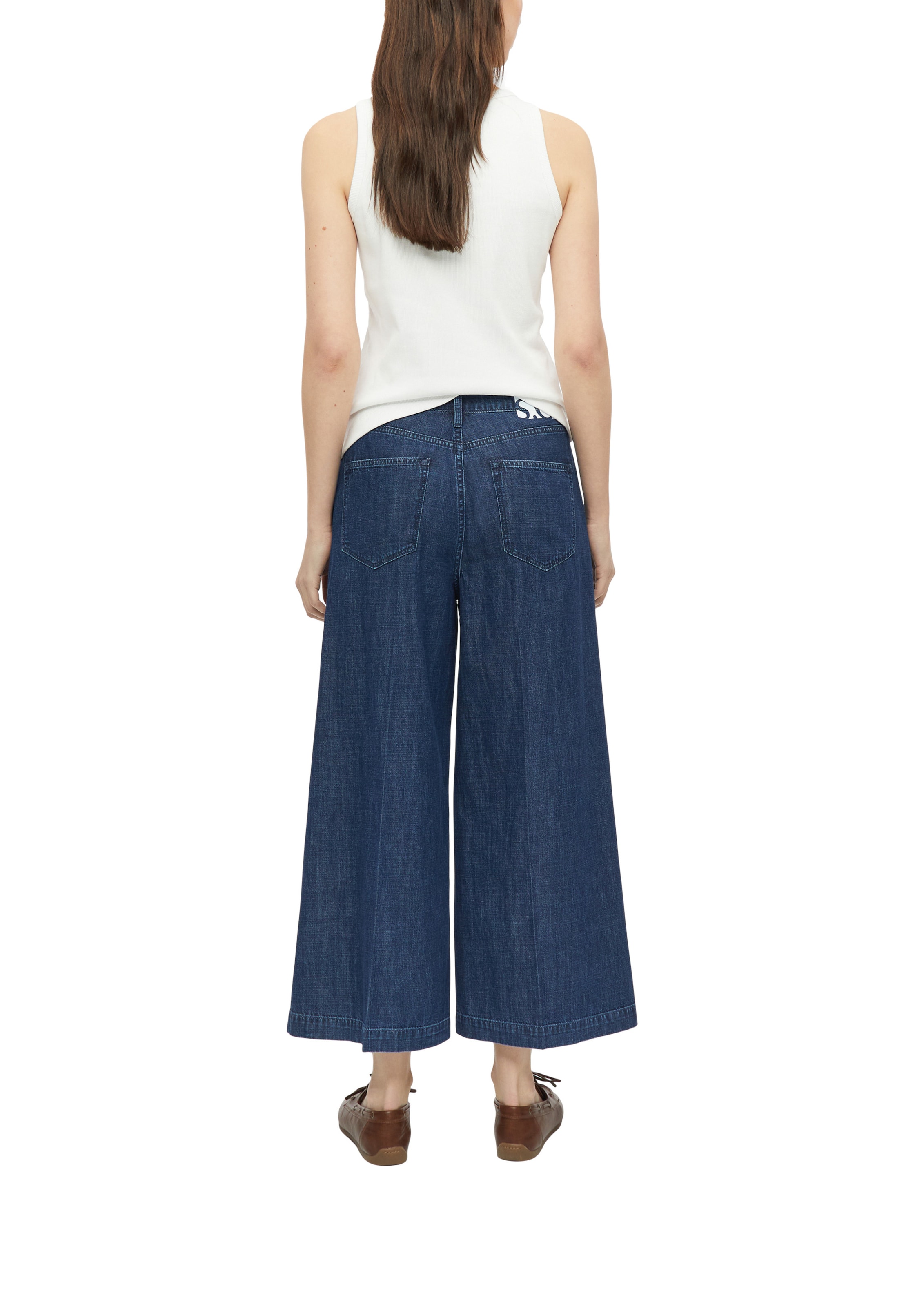 s.Oliver Wide leg Jeans in Blauw