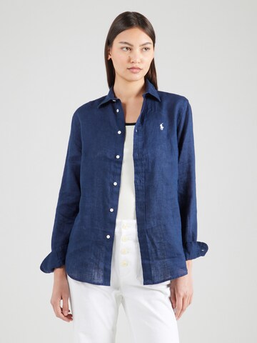 Polo Ralph Lauren Blouse 'CLASSIC' in Blue: front