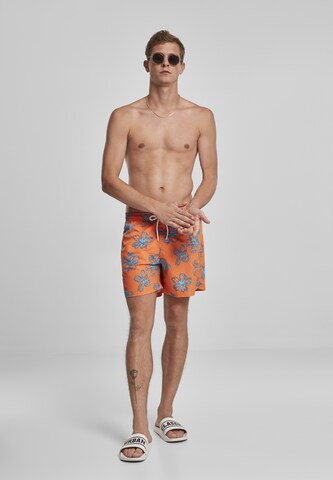 Shorts de bain Urban Classics en orange