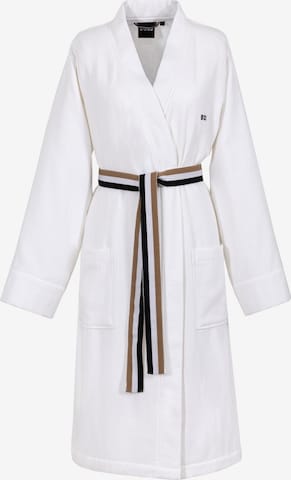 BOSS Home Long Bathrobe 'BLINEA' in White: front