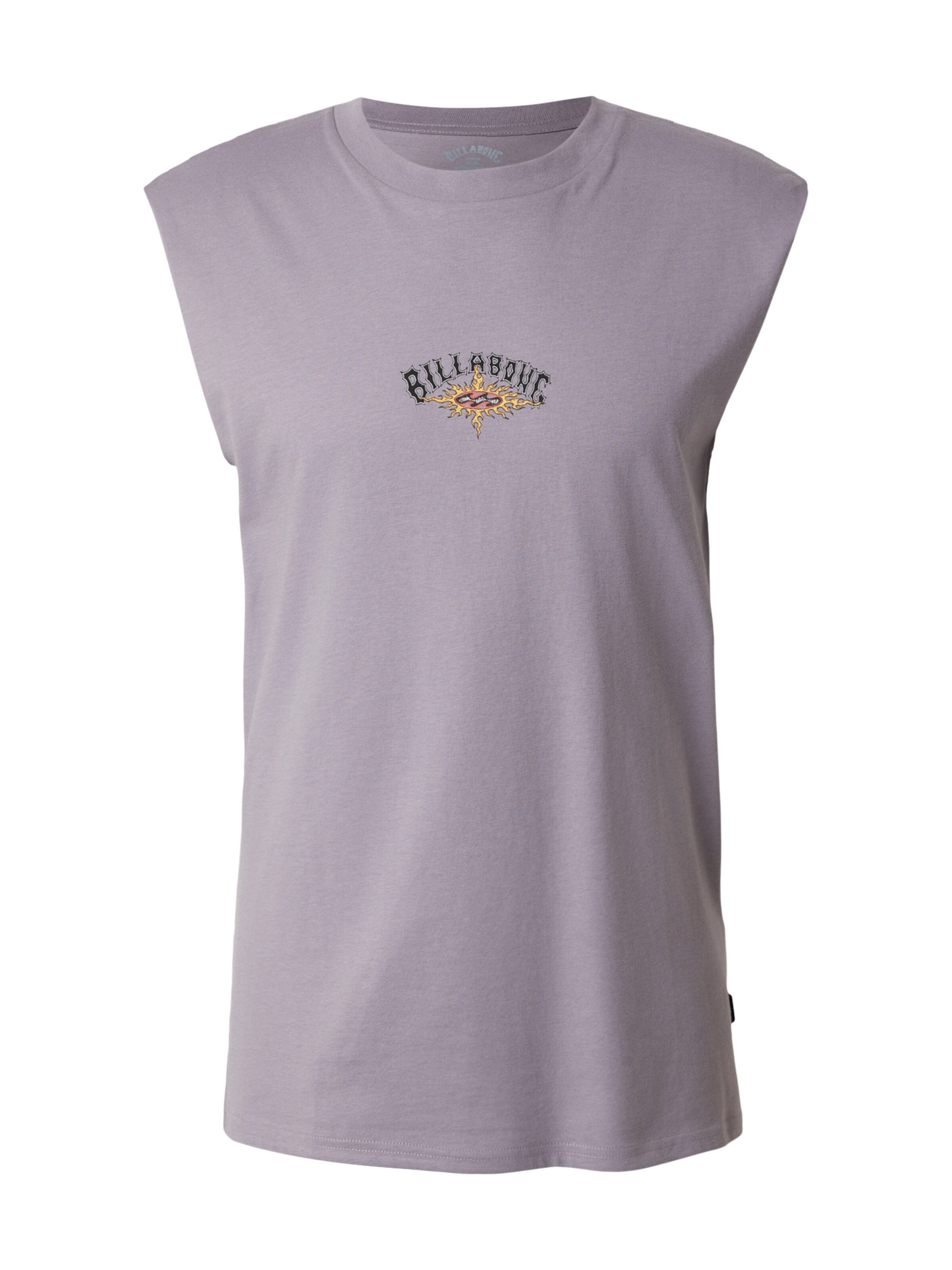 BILLABONG T-Shirt 'BURN OUT' en jaune / gris basalte / noir / blanc, Vue avec produit