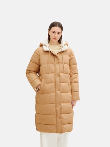 TOM TAILOR Winter Coat in Beige: front