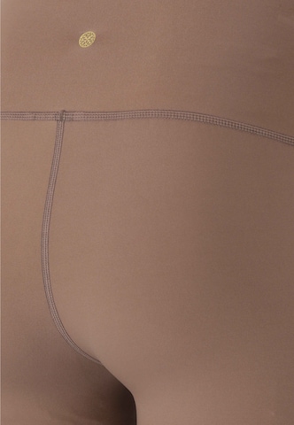 Athlecia Skinny Športové nohavice 'Almy' - Hnedá