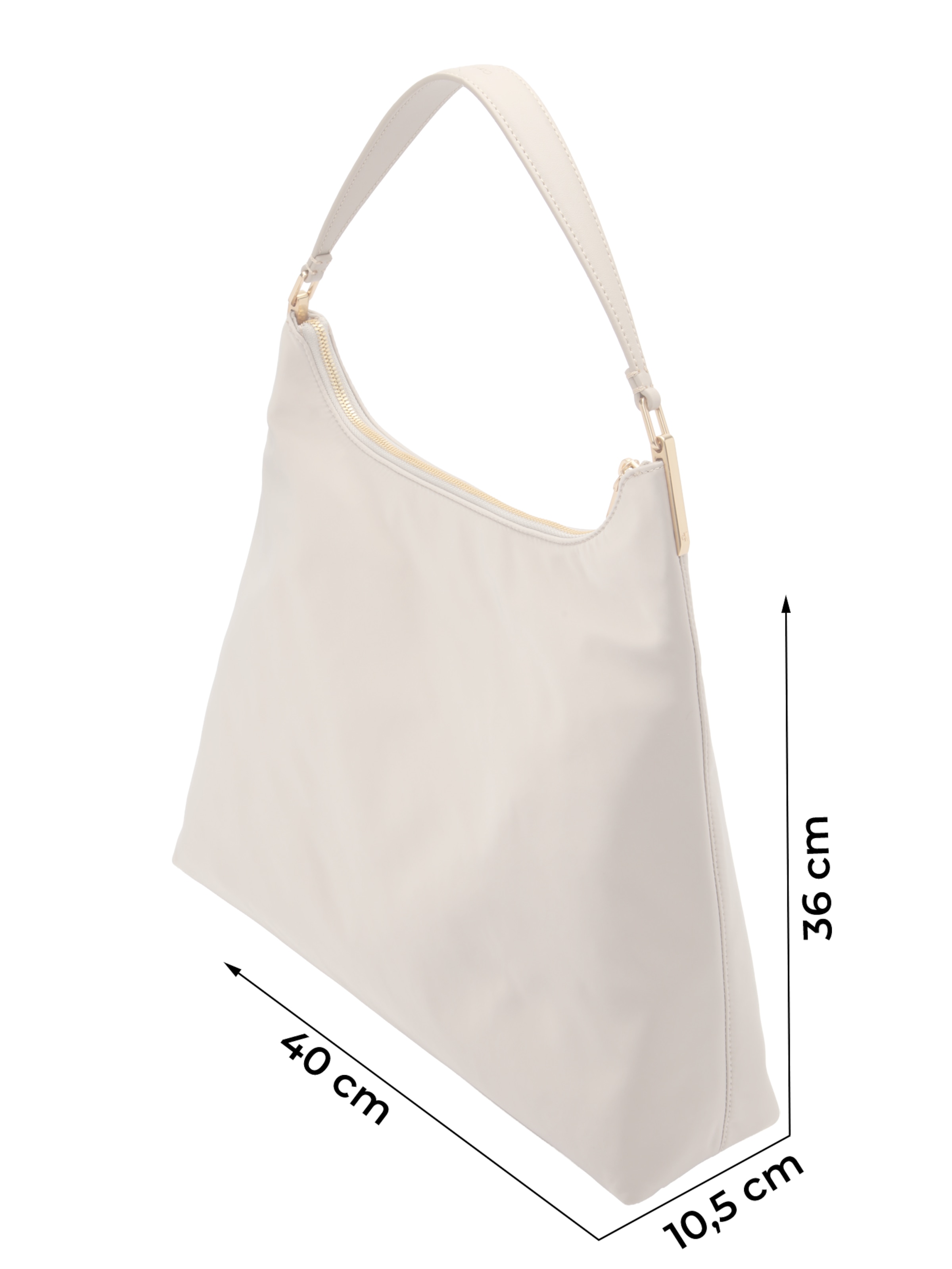 Sac bandoulière Calvin Klein Jeans en beige : devant