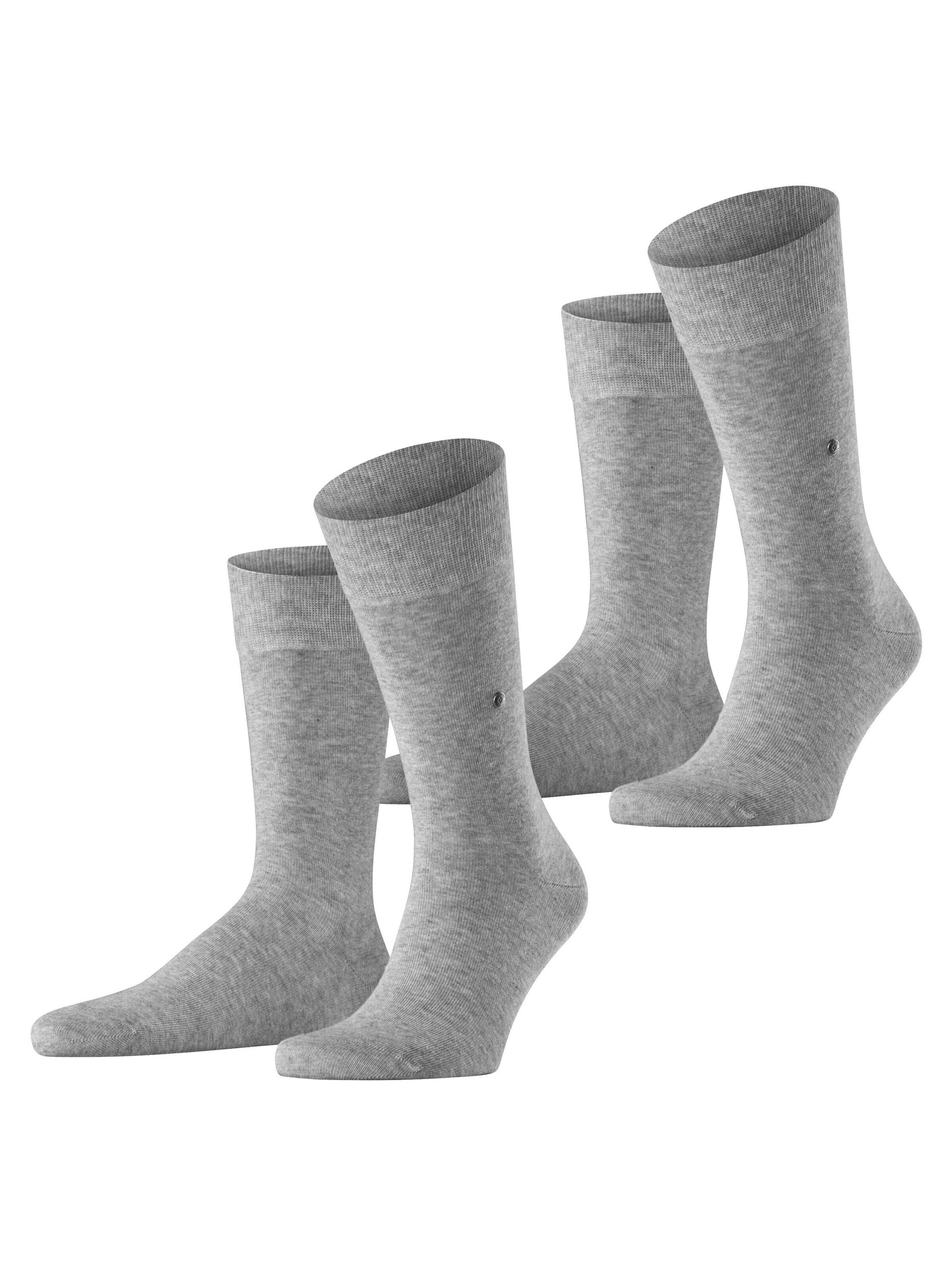 BURLINGTON Socks 'Everyday 2-Pack' in Grey: front