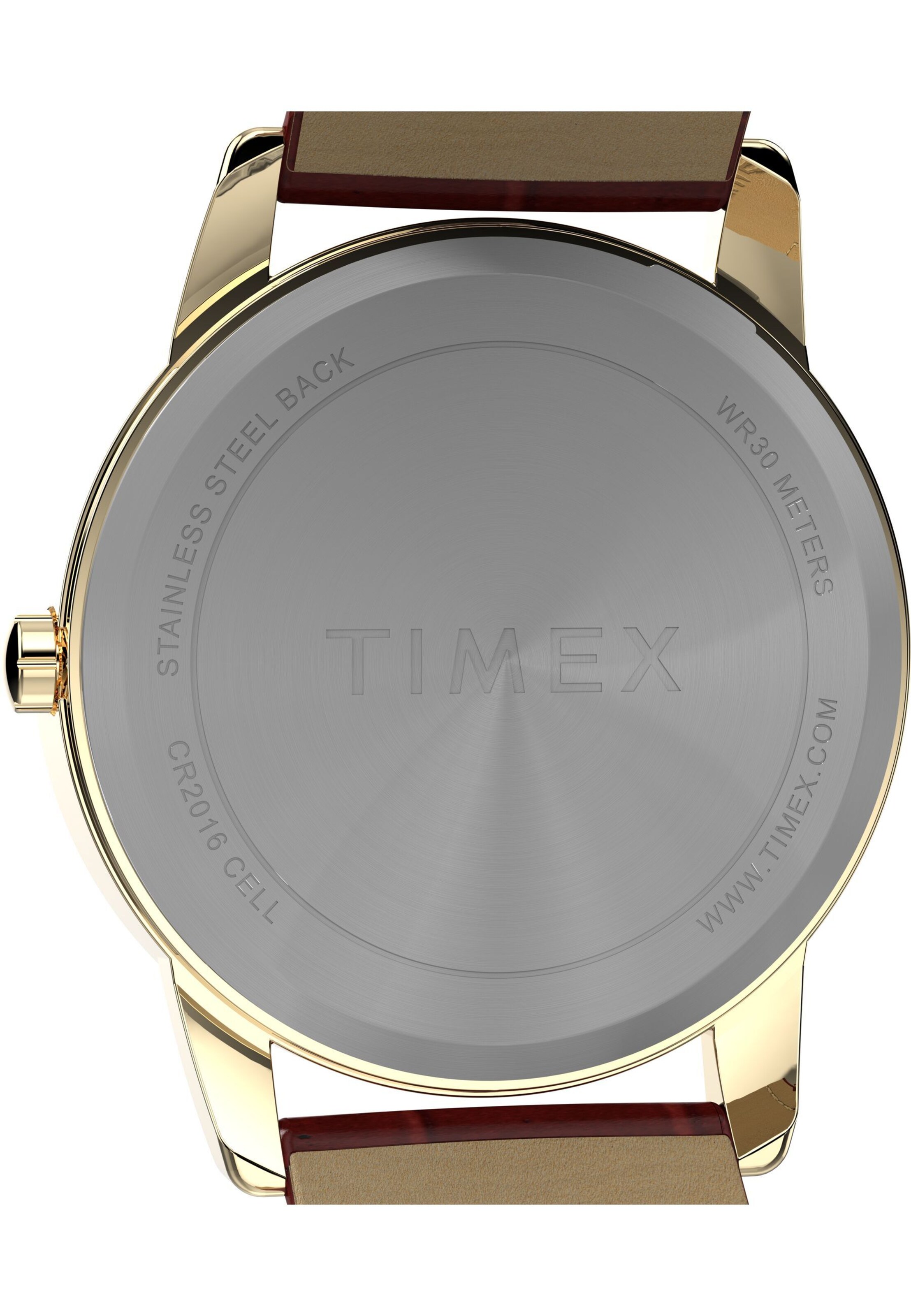 Montre à affichage analogique TIMEX en marron