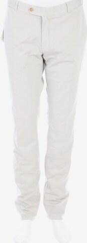 LUIGI BORRELLI NAPOLI Pants in 38 in Grey: front