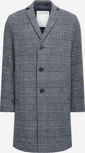 ESPRIT Tussenjas in de kleur Donkerblauw / Grijs / Zwart, Productweergave