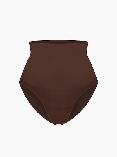 cfab (formerly creamy fabrics) Shapingslip 'Shaping-Slip mit hoher Taille' in XS-S in de kleur Bruin, Productweergave