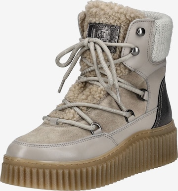 Bottines à lacets Marc O'Polo en beige : devant