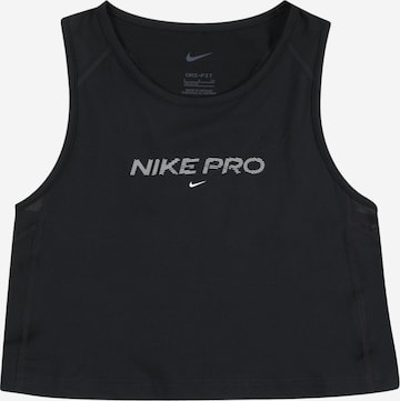 NIKE Urheilutoppi värissä musta: etupuoli