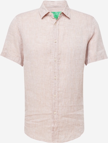 Coupe regular Chemise UNITED COLORS OF BENETTON en rose : devant