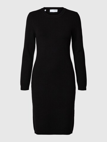 Robes en maille SELECTED FEMME en noir
