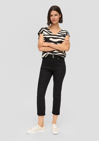 s.Oliver Slimfit Jeans 'Betsy' in Zwart