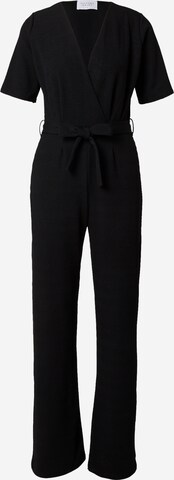 SISTERS POINT - Jumpsuit 'EGINA' en negro: frente