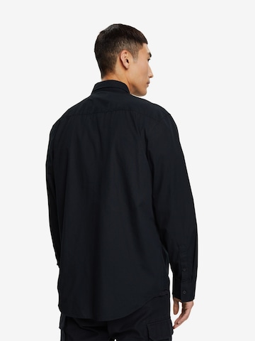 ESPRIT Regular Fit Hemd in Schwarz