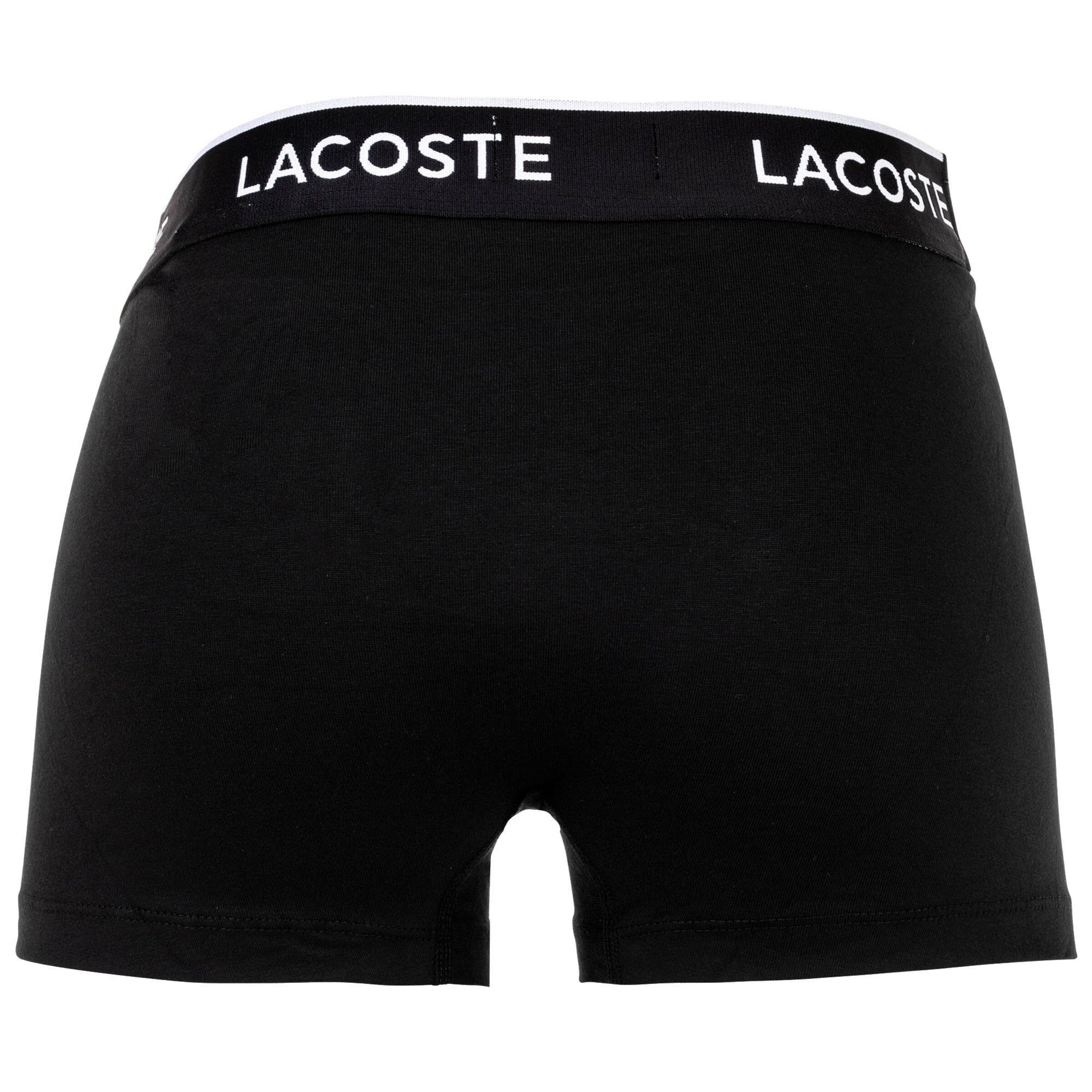 LACOSTE - Calzoncillo boxer en negro