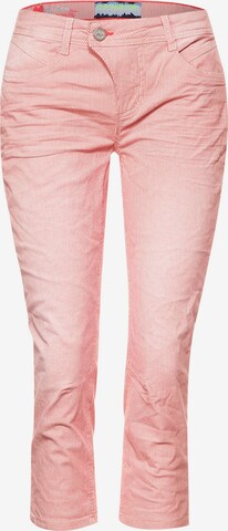 STREET ONE Slim fit Jeans 'Capri' in Pink: front