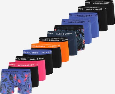 JACK & JONES Bokserice 'JACKYLE' u mornarsko plava / mandarina / neonsko roza / crna, Pregled proizvoda