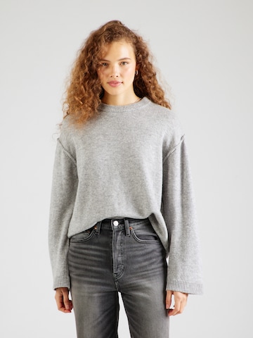 modström Sweater 'Howie' in Grey: front