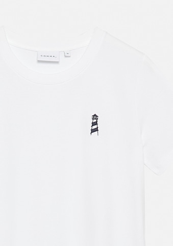 T-shirt COMMA en blanc